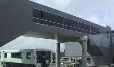 Washington Dulles International Airport Concourse B, Concourse A, Pedestrian Bridge Connector and Ramp Control Tower