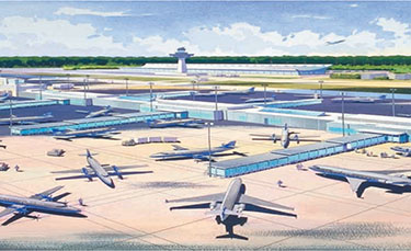 Washington Dulles International Airport Concourse A