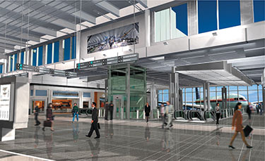 Washington Dulles International Airport Tier 1 East & West APM Stations